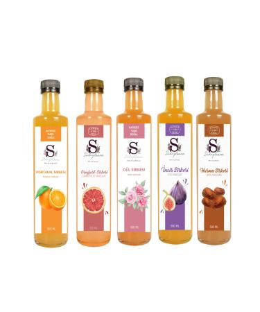 Suheylaana Natural Orange Grapefruit Rose Fig and Date Vinegar 500 Ml