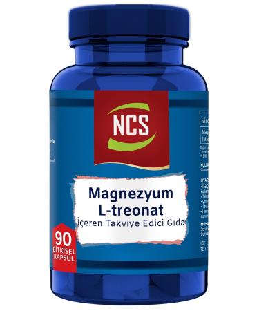 Ncs Magnesium Magnesium L-threonate Vegetarian 90 Herbal Capsules Magnesium L-threonate
