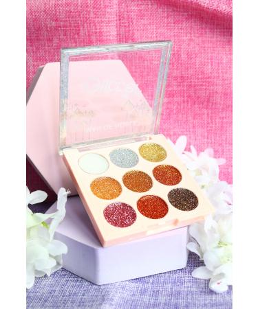 IMAN OF NOBLE 9-Piece Diamond Packaging Glitter Eyeshadow Palette 6619 No:1 - Buy Online on GoSupps.com
