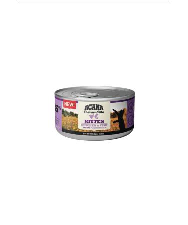 Acana Premium Pate (Paste) Chicken and Fish Kitten Canned Food 85 Gr