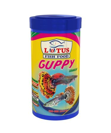 Lotus Guppy Granulat 250 ml Mixed Guppy Angel Moli Sword Tetrazone Granular Fish Food