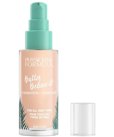 Physicians Formula Butter Believe It! Foundation and Concealer Fair To Light - Buy Online on GoSupps.com