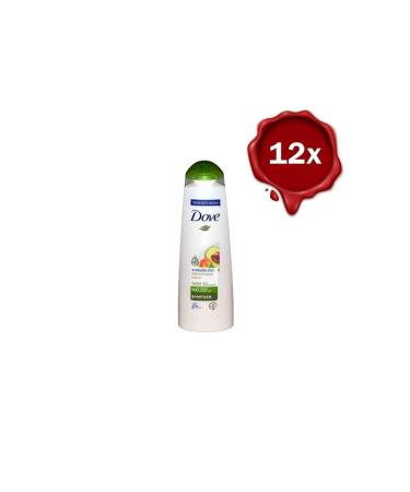 Dove Hair Care Shampoo Avocado Extract X 12