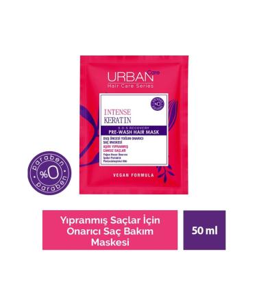 Urban Care Care Intense Keratin For Heavily Damaged Hair Silky Smoothing Hair Mask 50 Ml - Buy Online on GoSupps.com