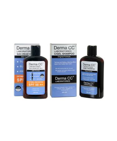 Derma CC LABORATORIES Sun Cream Spf50++ Anti Brown 200m + C/gel Shampoo 200 Ml
