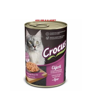 Crocus Yet. Cat Liver Wet Food 400g X 6
