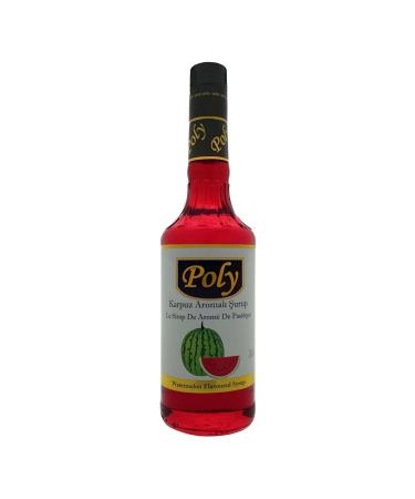 Poly Watermelon Flavored Cocktail Syrup 750 Ml