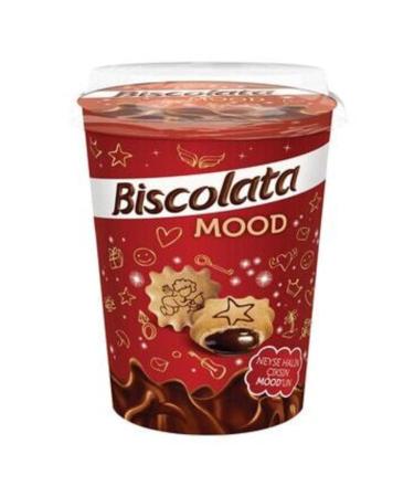 len Biscolata Mood Plastic Box 125 Gr X 4 Pieces