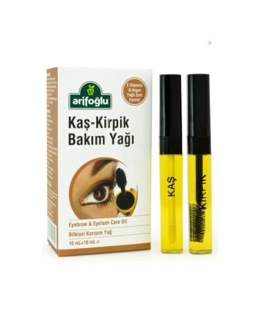 QSPP Eyebrow Eyelash Care Oil 20 ml Organic Argan Oil & Natural Vitamin E