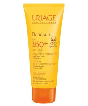 Uriage Bariesun Lotion For Children Spf 50 100ml Sunscreen Lotion Without Perfume For Children
