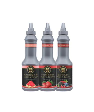 By T fek i Fruit Puree (RED FOREST STRAWBERRY WATERMELON) High Fruit Ratio New Formula 1000 gr
