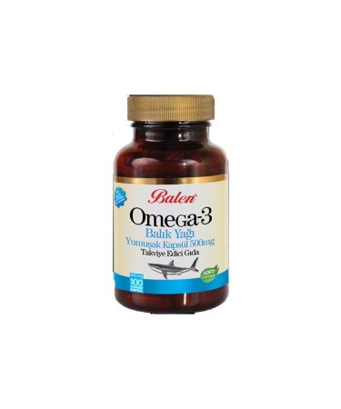 Balen Omega 3 Fish Oil Softgels (100 Capsules)
