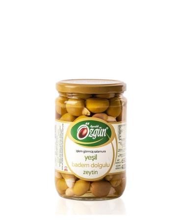 ORIGINAL OLIVE & OLIVE OIL Almond Stuffed Green Olives 650 Gr