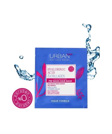 Urban Care Care Hyaluronic Acid & Collagen Pre Wash Repairing Vegan Hair Mask 50 ml - Buy Online on GoSupps.com