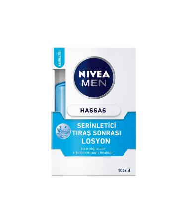 NIVEA Men Sensitive Refreshing After Shave Lotion 100ml Sensitive Skin Alcohol-Free Formula Fast Absorbing - Buy Online on GoSupps.com