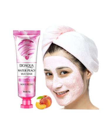 BIOAQUA Peach Moisturizing Brightening Mud Clay Mask 50 Gr