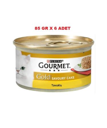 Purina Gourmet Savoury Cake Chicken 85 Gr X 6