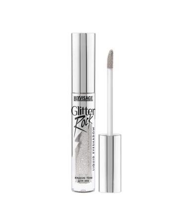 LUXVISAGE COSMETICS TURKEY Liquid Eyeshadow Glitter Rock 301 Silver Rain