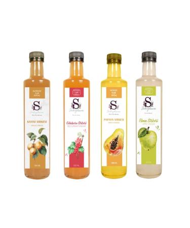 Suheylaana Natural Apple - Papaya - Gilaburu - Apricot Vinegar 500 Ml