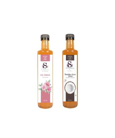 Suheylaana Natural Rose Vinegar 500 Ml And Natural Coconut Vinegar 500 Ml