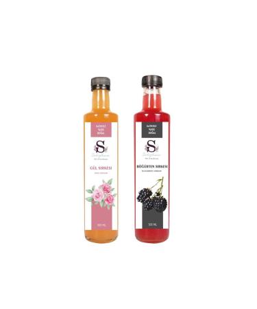 Suheylaana Natural Rose Vinegar 500 Ml And Natural Blackberry Vinegar 500 Ml