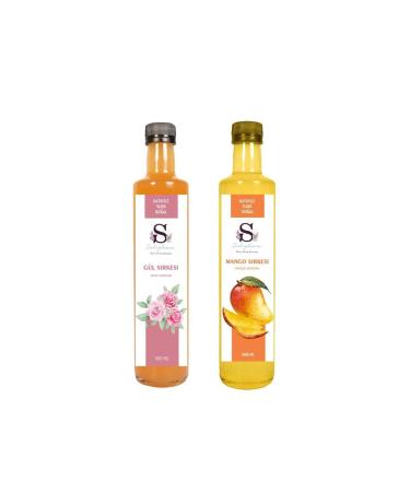 Suheylaana Natural Rose Vinegar 500 Ml And Mango Vinegar 500 Ml