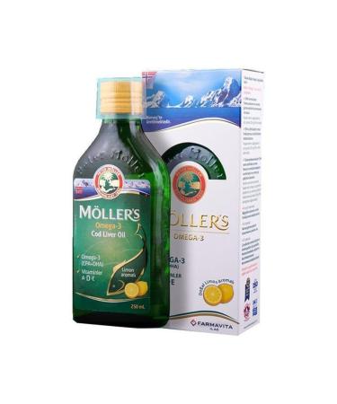 Mollers M llers Omega-3 Lemon Flavored Fish Oil 250 Ml Skt:11/2021
