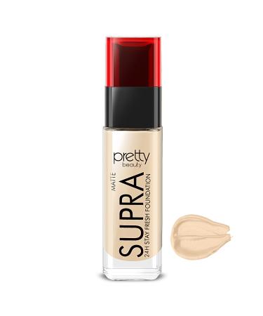 Pretty Beauty 24 Hour Lasting Matte Supra Foundation