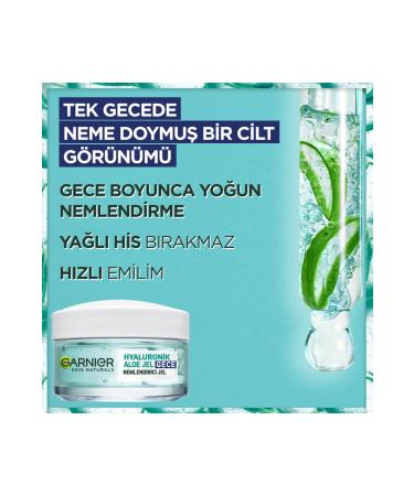 Garnier Hyaluronic Aloe Gel Night 50ml - Buy Online on GoSupps.com