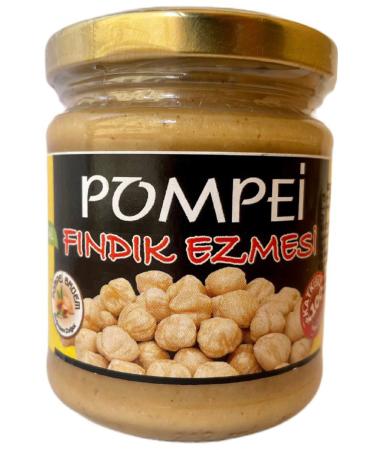 POMPEI ALMOND 200 Gr 0 Hazelnut Paste Organic Natural Additive-Free Gluten-Free Local Plain