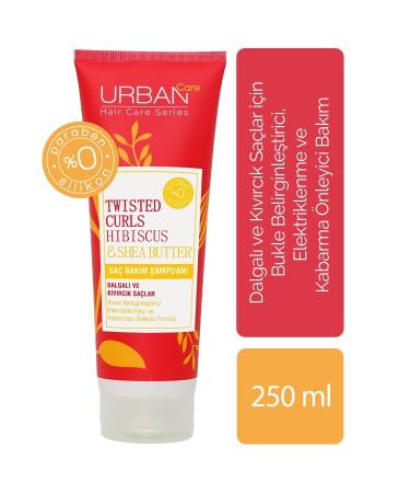 Urban Care Super Twisted Curls Hibiscus Shea Butter Hair Care Shampoo 250 ml