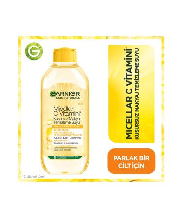 Garnier Micellar C Vitamin Perfect Make-Up Remover Water 400 ml - TRENDMU - Buy Online on GoSupps.com