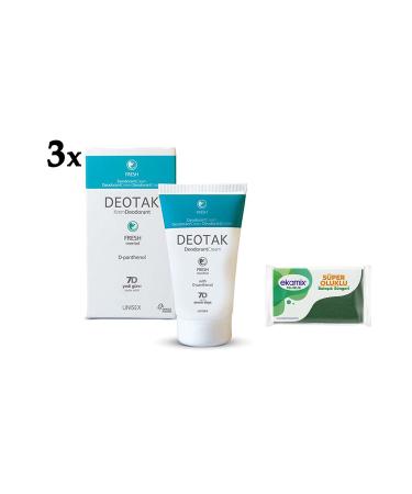 Deotak Cream Fresh 35 ml 3 Pieces