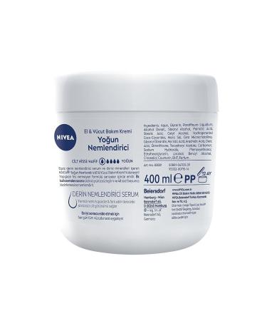 NIVEA Hand and Body Intensive Moisturizing Care Cream 400 Ml X 2 Pieces - Buy Online on GoSupps.com