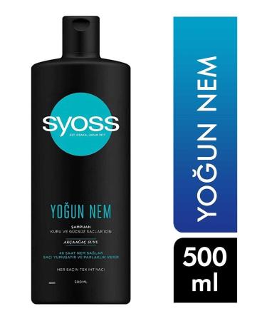 Syoss Brand: Intensive Moisture Shampoo 500 Ml 1 Package (1 X 500 Ml) Category: Shampoo