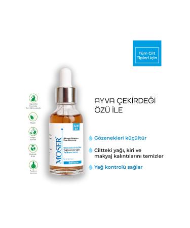 Moser Pore Tightening Quince Seed Extract - Vitamin C - Collagen Skin Serum 30 Ml