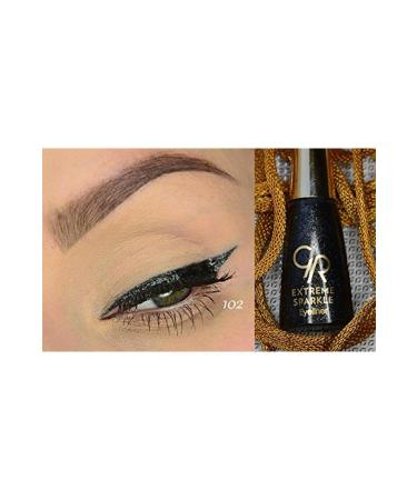 Golden Rose Black Eyeliner - Extreme Sparkle Eyeliner No: 102 8691190001025 - Buy Online on GoSupps.com