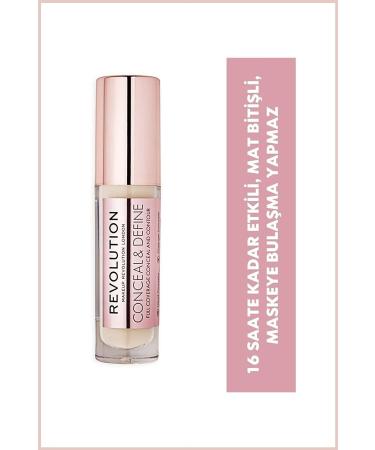 Revolution Conceal Define 16 Hour Matte Finish Concealer C2 4546123