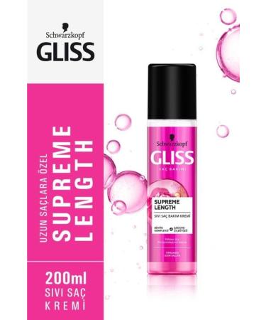 Gliss Schwarzkopf Supreme Length Liquid Hair Care Cream 200 Ml Arslan98928392