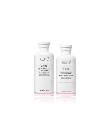 Keune Color Brillianz Shampoo 300ml Color Brillianz Conditioner 250ml Set of 2 for Dyed Hair