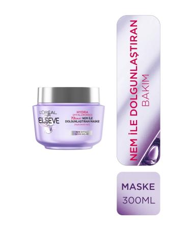 Elseve Intense Moisture Hydra Hyaluronic 72 Hour Moisture Plumping Mask 300ml