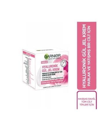 Garnier Skin Naturals Hyaluronic Rose Gel Face Care Cream 50 ml - Buy Online on GoSupps.com