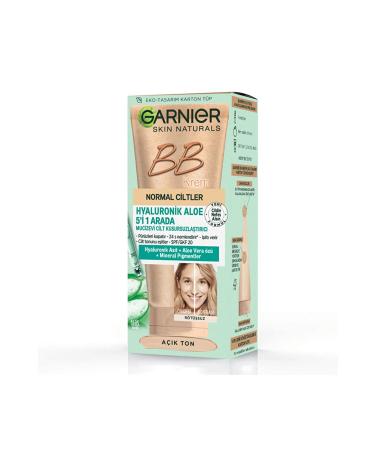 Garnier BB Cream - 5 Effect Miraculous Moisturizer Spf 15 Light Tone - 50 ml