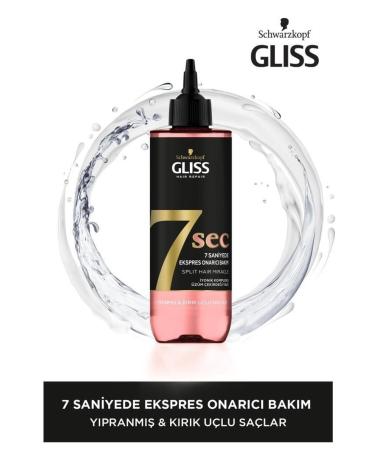 Gliss 7sec Express Repair Care Split Hair Miracle 200ml
