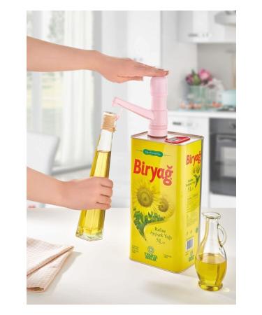 FONSUAR Practical Liquid Oil Pump 5-10-18 Liter Compatible Tin Olive Oil Sunflower Oil Pump - Buy Online on GoSupps.com