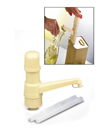 FONSUAR Practical Liquid Oil Pump 5-10-18 Liter Compatible Tin Olive Oil Sunflower Oil Pump - Buy Online on GoSupps.com