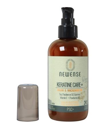 NEWENSE Keratin Cream Keratin Care with Argan and Macadamia Oil Vitamin E and Provitamin B5 250ml - Buy Online on GoSupps.com