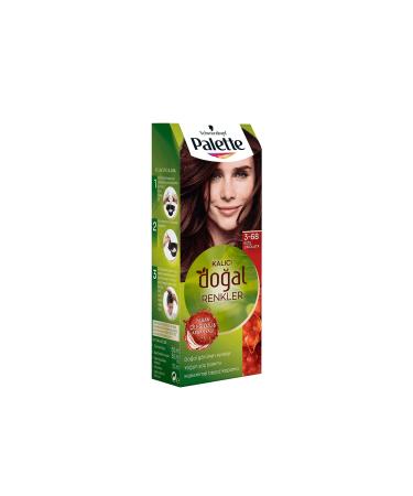 Palette Permanent Natural Colors Hair Dye 3-68 Red Chocolate