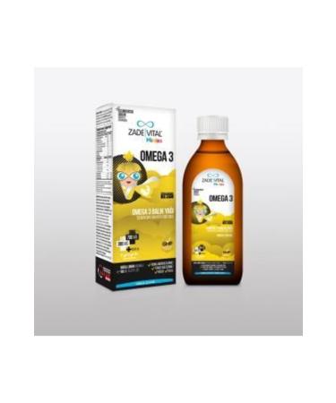 Zade Vital Miniza Omega 3 - Liquid Food Supplement Containing Fish Oil 150 Ml