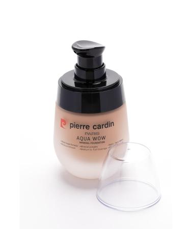 Pierre Cardin Aqua Wow Mineral Water Based Foundation Tawny Beige With Warm Neutral